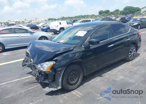 2014 Nissan Sentra Sv из США, поврежденный, VIN 3N1AB7AP8EL654552